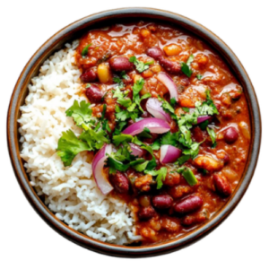 Rajma Chawal/ kadi chawal