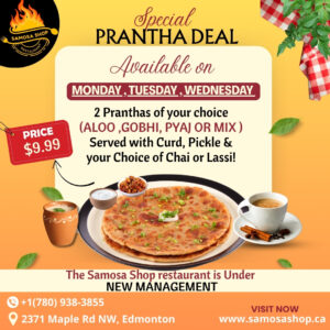 Special Prantha Deal