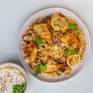 Kerla Prawns Biryani / Fish Tikka Biryani