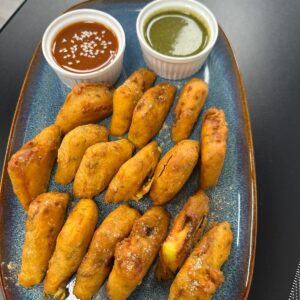 Stuffed Paneer Pakoda (GF)